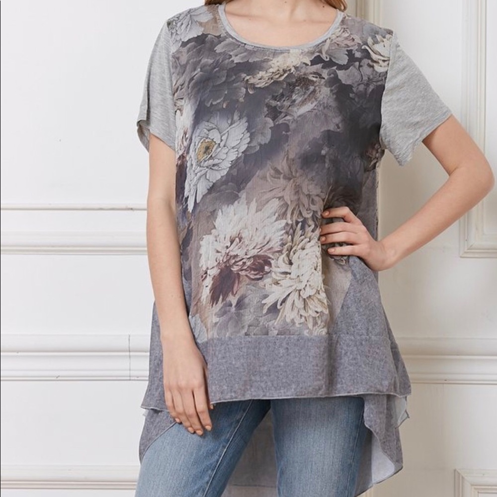 SIMPLY COUTURE/ FLORAL TUNIC